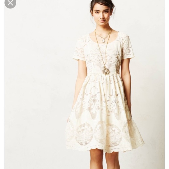 NWT Anthropologie Ivoire Dress! - Picture 1 of 5